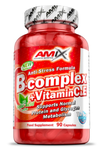 Amix B-Complex+Vitamin C+E Vitamin — 90 kapsula (90 doza)
