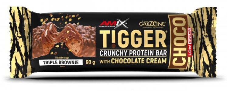 Amix Tigger choco bar 60g — Triple Brownie
